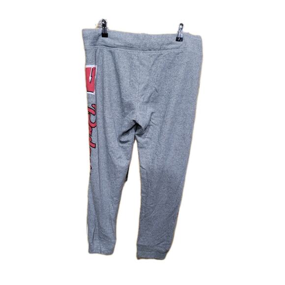 Wisconsin Badgers Fleece Pants Pullover Adult Medium 34 X 28 Gray - Picture 6 of 9